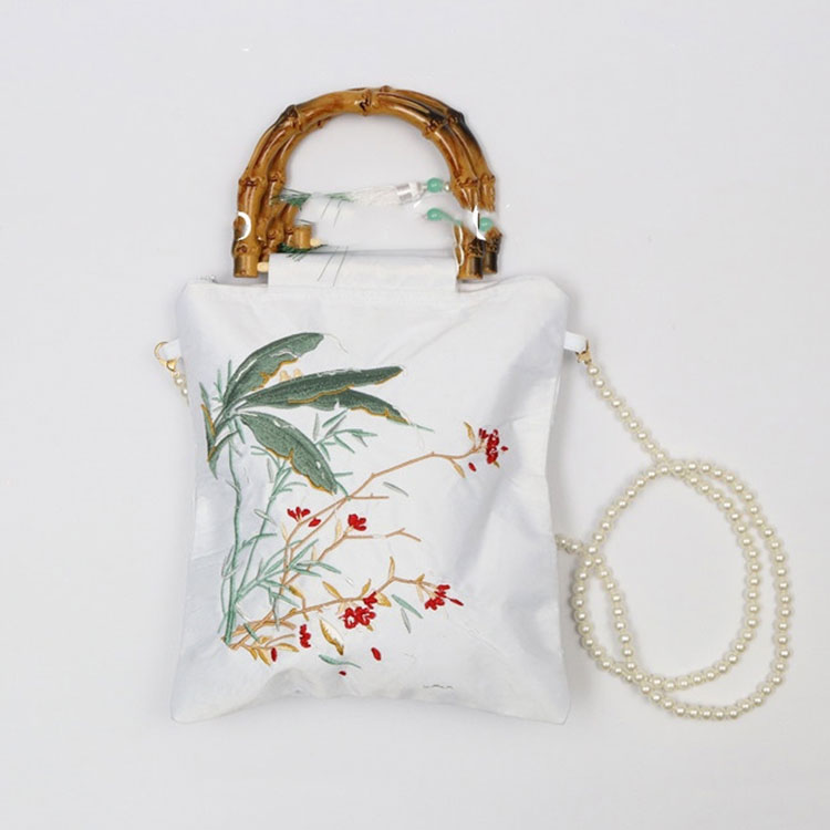 Antik satin håndtaske produktionsproces